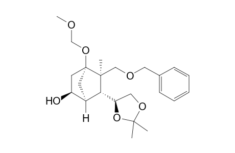 (1S,2S,4R,5R,6R)-5-Benzyloxymethyl-6-((S)-2,2,dimethyl[1,3]dioxolan-4-yl)-4-methoxymethoxy-5-methylbicyclo[2.2.1]heptane-2-ol