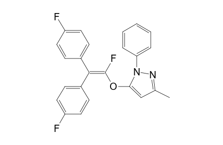 5-((1-fluoro-2,2-bis(4-fluorophenyl)vinyl)oxy)-3-methyl-1-phenyl-1H-pyrazole