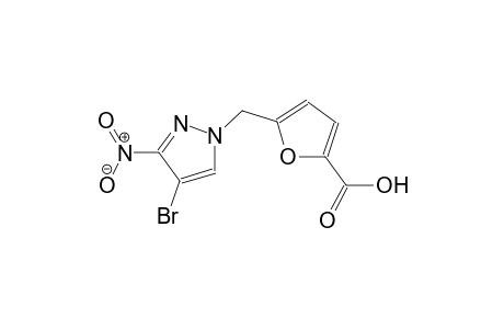 5-[(4-bromo-3-nitro-1H-pyrazol-1-yl)methyl]-2-furoic acid
