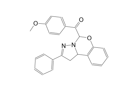 (4-methoxyphenyl)(2-phenyl-1,10b-dihydropyrazolo[1,5-c][1,3]benzoxazin-5-yl)methanone