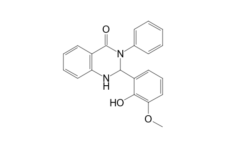 2-(2-Hydroxy-3-methoxyphenyl)-3-phenyl-2,3-dihydroquinazolin-4(1H)-one