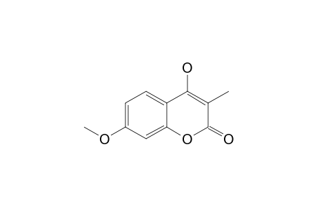 3-METHYL-4-HYDROXY-7-METHOXYCOUMARIN