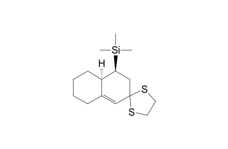 Silane, (4',4'a,5',6',7',8'-hexahydrospiro[1,3-dithiolane-2,2'(3'H)-naphthalen]-4'-yl)trimethyl-, trans-