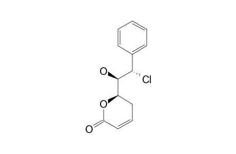 (6R,7R,8R)-8-CHLOROGONIODIOL;6R-(7R-HYDROXY-8R-CHLORO-8-PHENYL)-5,6-DIHYDRO-2-PYRONE