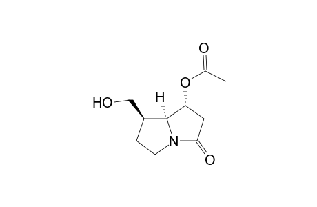 3H-Pyrrolizin-3-one, 1-(acetyloxy)hexahydro-7-(hydroxymethyl)-, [1S-(1.alpha.,7.beta.,7a.alpha.)]-