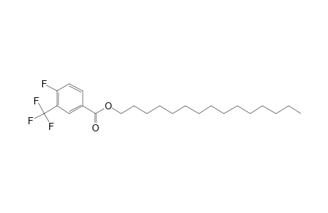 4-Fluoro-3-trifluoromethylbenzoic acid, pentadecyl ester