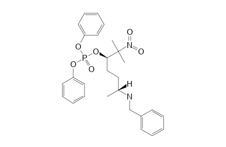 (3R,6S)-N-BENZYL-2-METHYL-2-NITRO-3-(DIPHENYLPHOSPHATOXY)-6-HEPTYLAMINE