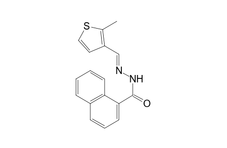 Naphthalene-1-carbohydrazide, N2-(2-methyl-3-thienylmethylene)-