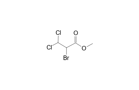 Propanoic acid, 2-bromo-3,3-dichloro-, methyl ester