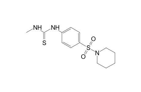 1-methyl-3-[p-(piperidinosulfonyl)phenyl]-2-thiourea