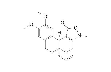 (5aR,11bS)-5a-allyl-9,10-dimethoxy-3-methyl-4,5,5a,6,7,11b-hexahydrophenanthro[3,4-c]isoxazol-1(3H)-one