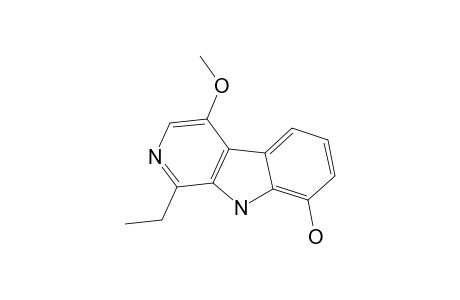 1-ETHYL-4-METHOXY-9H-PYRIDO-[3,4-B]-INDOL-8-OL