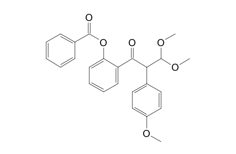 2-(2-Benzoyloxyphenyl)-3,3-dimethoxy-2-(p-methoxyphenyl)propanone