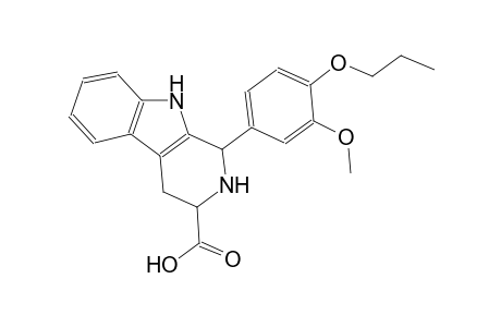 1-(3-methoxy-4-propoxyphenyl)-2,3,4,9-tetrahydro-1H-beta-carboline-3-carboxylic acid