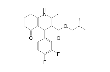 Isobutyl 4-(3,4-difluorophenyl)-2-methyl-5-oxo-1,4,5,6,7,8-hexahydro-3-quinolinecarboxylate