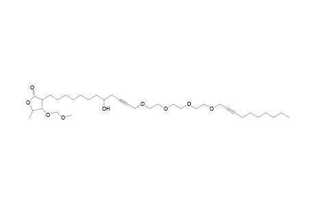 1-(5-Methyl-2-oxo-4-methoxymethoxytetrahydrofuran-3-yl)-13,16,19,22-tetraoxadotriaconta-10,24-diyn-8-ol