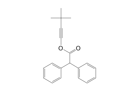 Benzeneacetic acid, .alpha.-phenyl-, 3,3-dimethyl-1-butynyl ester