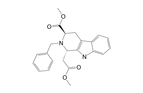 TRANS-2-BENZYL-3-(METHOXYCARBONYL)-1-(METHOXYCARBONYL-METHYL)-1,2,3,4-TETRAHYDRO-9H-PYRIDO-[3.4-B]-INDOLE