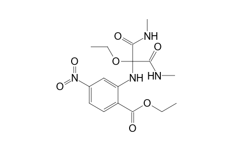 Ethyl 2-[bis(methylaminocarbonyl)(ethoxy)methyl]amino-4-nitrobenzoate