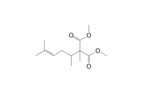 2-(1,4-dimethylpent-3-enyl)-2-methyl-malonic acid dimethyl ester