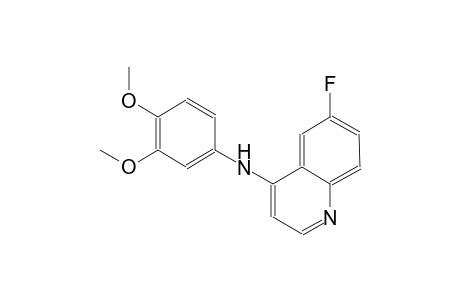 4-quinolinamine, N-(3,4-dimethoxyphenyl)-6-fluoro-