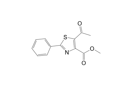5-Acetyl-2-phenyl-4-thiazolecarboxylic acid methyl ester