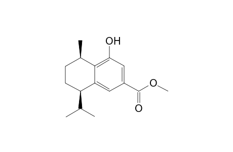 (1R,4R)-8-hydroxy-4-isopropyl-1-methyl-tetralin-6-carboxylic acid methyl ester