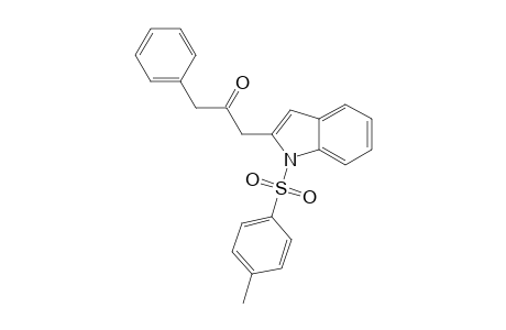 1-{1-[(4-Methylphenyl)sulfonyl]-1H-indol-2-yl}-3-phenylacetone