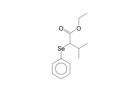 3-Methyl-2-(phenylselenyl)butyric acid, ethyl ester