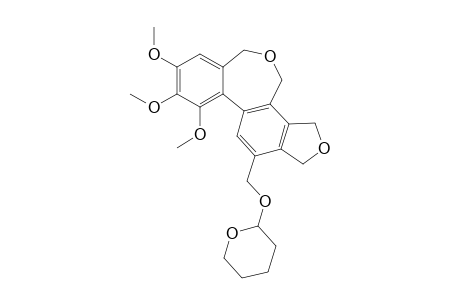8,9,10-trimethoxy-12-(((tetrahydro-2H-pyran-2-yl)oxy)methyl)-1,3,4,6-tetrahydrobenzo[5,6]oxepino[3,4-e]isobenzofuran