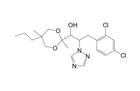 1H-1,2,4-Triazole-1-ethanol, beta-[(2,4-dichlorophenyl)methyl]-alpha-(2,5-dimethyl-5-propyl-1,3-dioxan-2-yl)-