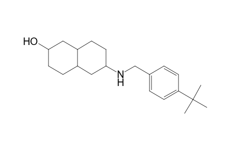2-Naphthalenol, 6-[[[4-(1,1-dimethylethyl)phenyl]methyl]amino]decahydro-