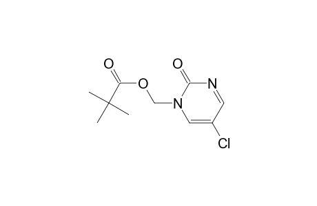 (5-chloranyl-2-oxidanylidene-pyrimidin-1-yl)methyl 2,2-dimethylpropanoate