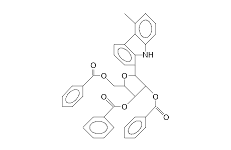 5-Methyl-1-(2',3',5'-tri-O-benzoyl-B-D-ribofuranosyl)-9H-carbazole