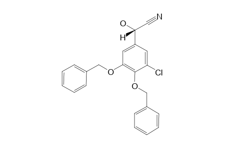 (RAC)-3-CHLORO-ALPHA-HYDROXY-4,5-DI-(PHENYLMETHOXY)-BENZENE-ACETONITRILE