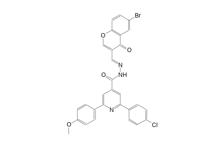 N'-[(E)-(6-bromo-4-oxo-4H-chromen-3-yl)methylidene]-2-(4-chlorophenyl)-6-(4-methoxyphenyl)isonicotinohydrazide