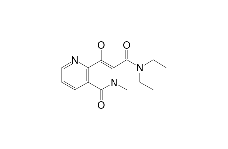 8-HYDROXY-6-METHYL-1,6-NAPHTHYRIDIN-5-(6H)-ONE-7-N,N-DIETHYL-CARBOXAMIDE