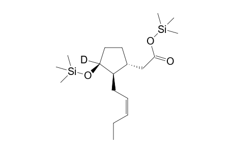 Trimethylsilyl 2-[(1R,2R,3S)-3-deuterio-2-[(Z)-pent-2-enyl]-3-trimethylsilyloxy-cyclopentyl]acetate