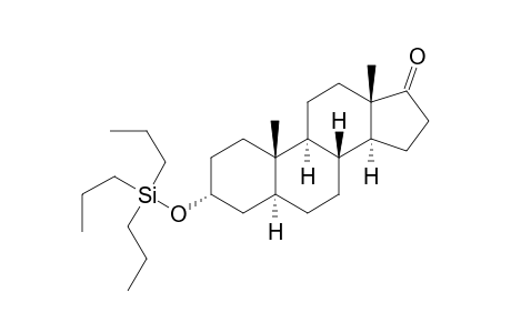 Androstan-17-one, 3-[(tripropylsilyl)oxy]-, (3.alpha.,5.alpha.)-