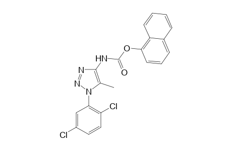 naphthalen-1-yl 1-(2,5-dichlorophenyl)-5-methyl-1H-1,2,3-triazol-4-ylcarbamate