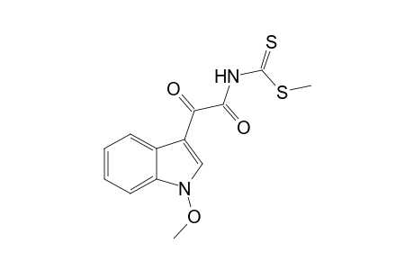 Methyl 2-(1-Methoxy-1H-indol-3-yl)-2-oxoacetylcarbamodithioate(1-Methoxyglyoxylbrassinin
