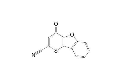 4-Oxo-4H-[1]benzofuro[3,2-b]thiopyran-2-carbonitrile