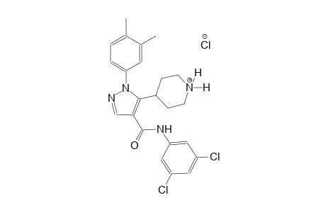 piperidinium, 4-[4-[[(3,5-dichlorophenyl)amino]carbonyl]-1-(3,4-dimethylphenyl)-1H-pyrazol-5-yl]-, chloride