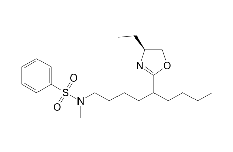 (S)-4-Ethyl-2-[1-butyl-5-(N-methyl-N-phenylsulfonylamino)pentyl]-4,5-dihydrooxazoline