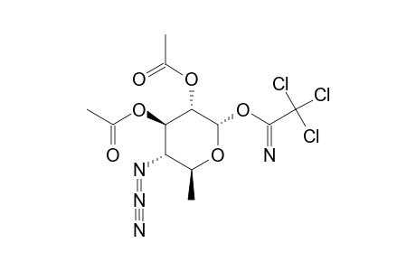 4-AZIDO-2,3-DI-O-ACETYL-4,6-DIDEOXY-ALPHA-D-GLUCOPYRANOSYL-TRICHLOROACETIMIDATE