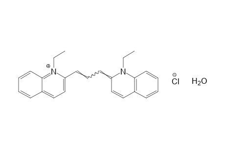 1-ethyl-2-[3-(1-ethyl-2(1H)-quinolylidene)propenyl]quinolinium chloride