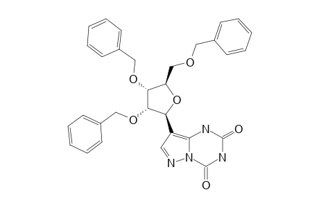 2,4-DIOXO-8-(2,3,5-TRI-O-BENZYL-BETA-D-RIBOFURANOSYL)-1H,3H-PYRAZOLO-[1,5-A]-1,3,5-TRIAZINE