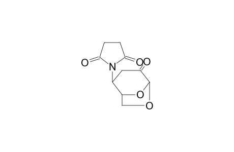 Pyrrolidine-2,5-dione, 1-(4-oxo-6,8-dioxabicyclo[3.2.1]oct-2-yl)-