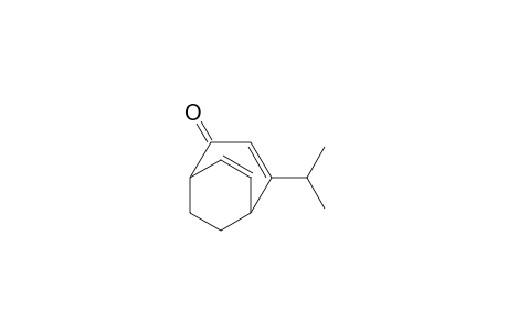 Bicyclo[3.2.2]nona-3,6-dien-2-one, 4-(1-methylethyl)-, (.+-.)-