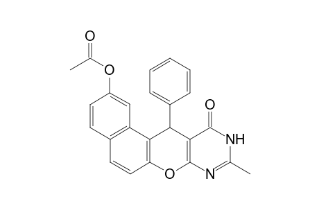 7-Acetoxy-2-methyl-4-oxo-5-phenyl-5H-benzo[f]chromeno[2,3-d]pyrimidine